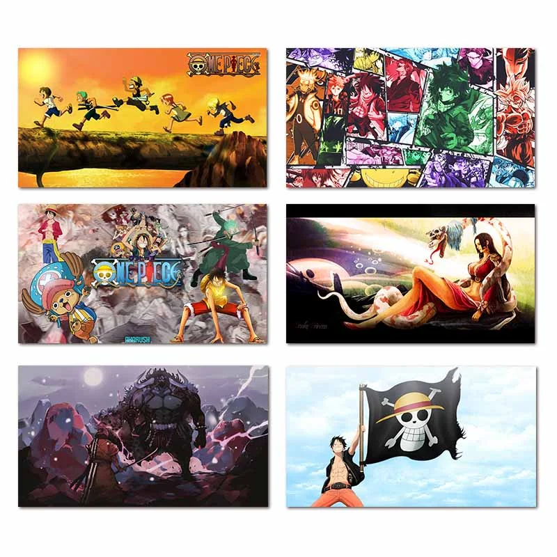 

Anime Japan Peripherals One Piece Naruto Poster Mural Canvas Painting Decoration Cartoon Figure Luffy Picture Wall Art Kids Gift
