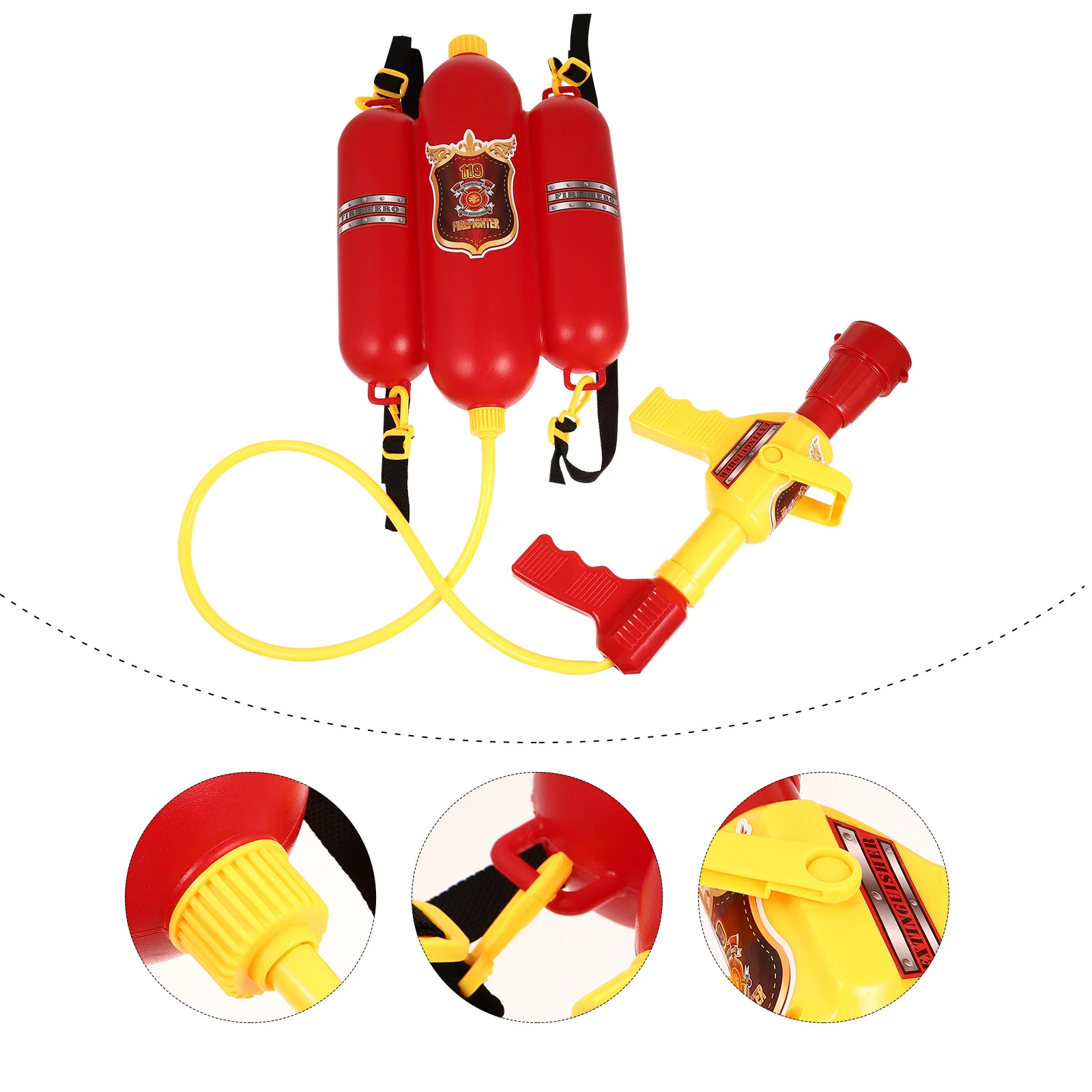 

Fireman Backpack, Детская летняя игрушка для детей, водная игрушка