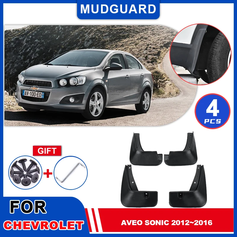 

Брызговики для Chevrolet Aveo Sonic TM Barina 2012 ~ 2016