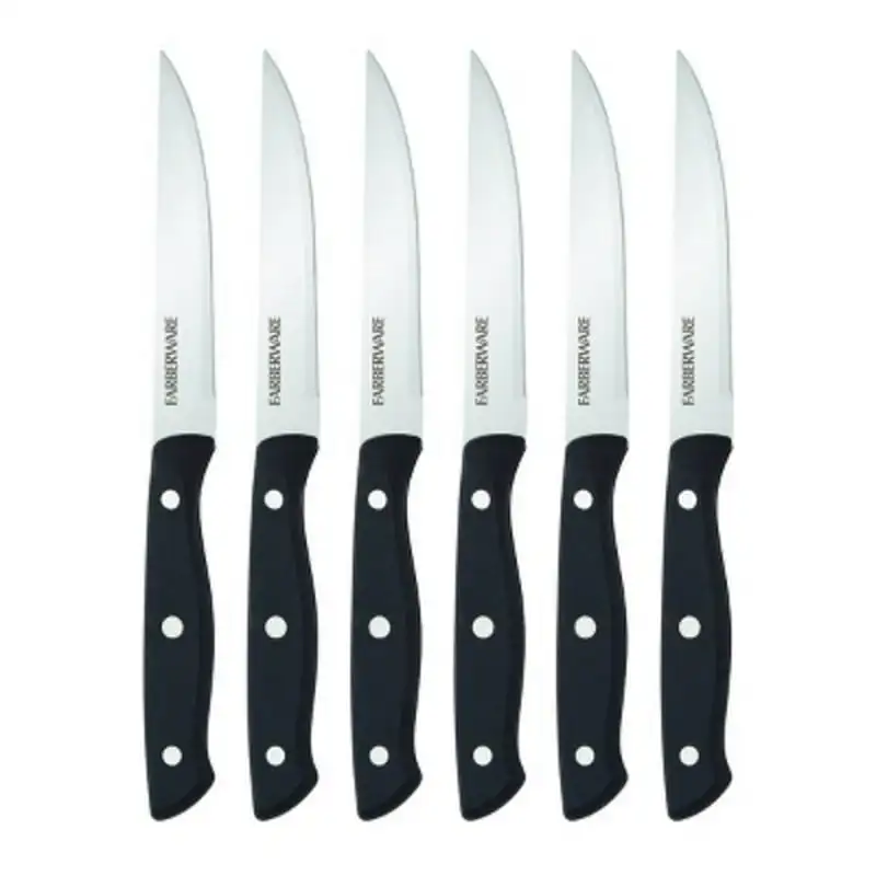 

Stamped Triple Steak Knives in Black Nifes Baking Roccbox Cortador de pizza Pizza storage container Pizza tower