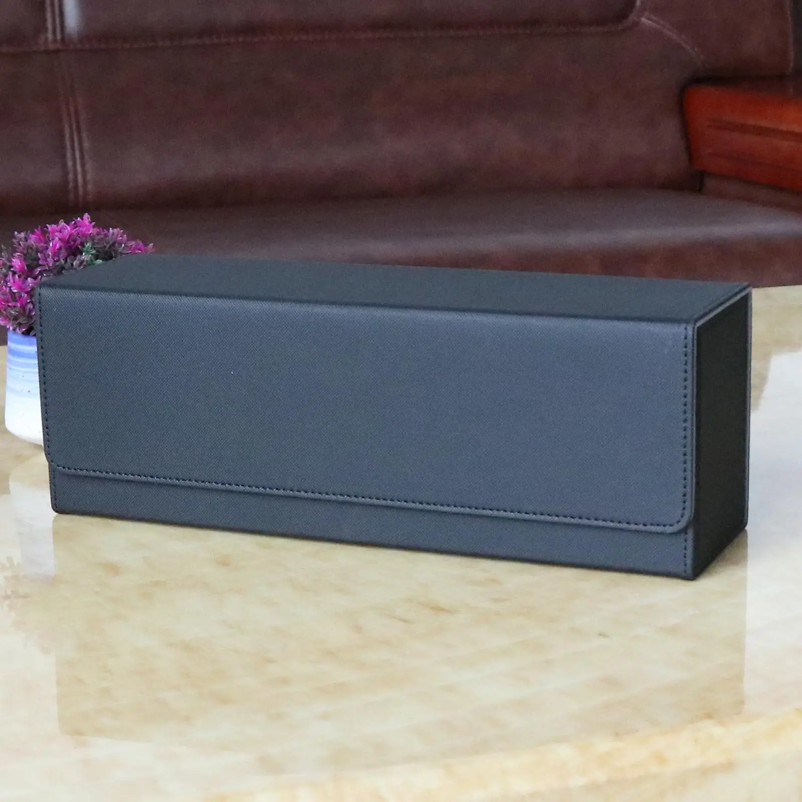 

2x 400 CARD CASE + Divider-Trading Card Deck Box 310x95x115mm