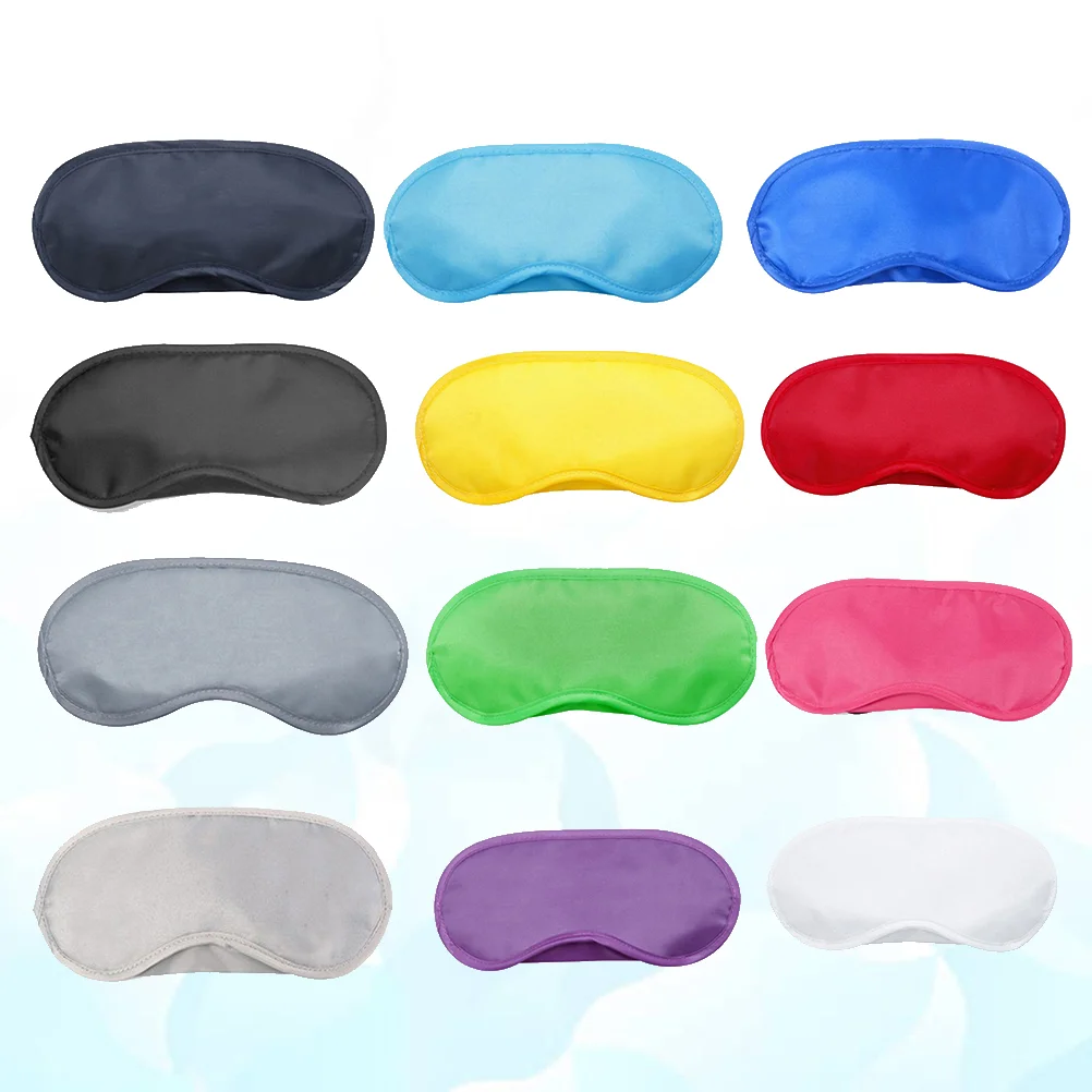 

25pcs Eye Cover Elastic Multicolor Lightweight Eyeshade Blindfold Sleeping for Women Kids