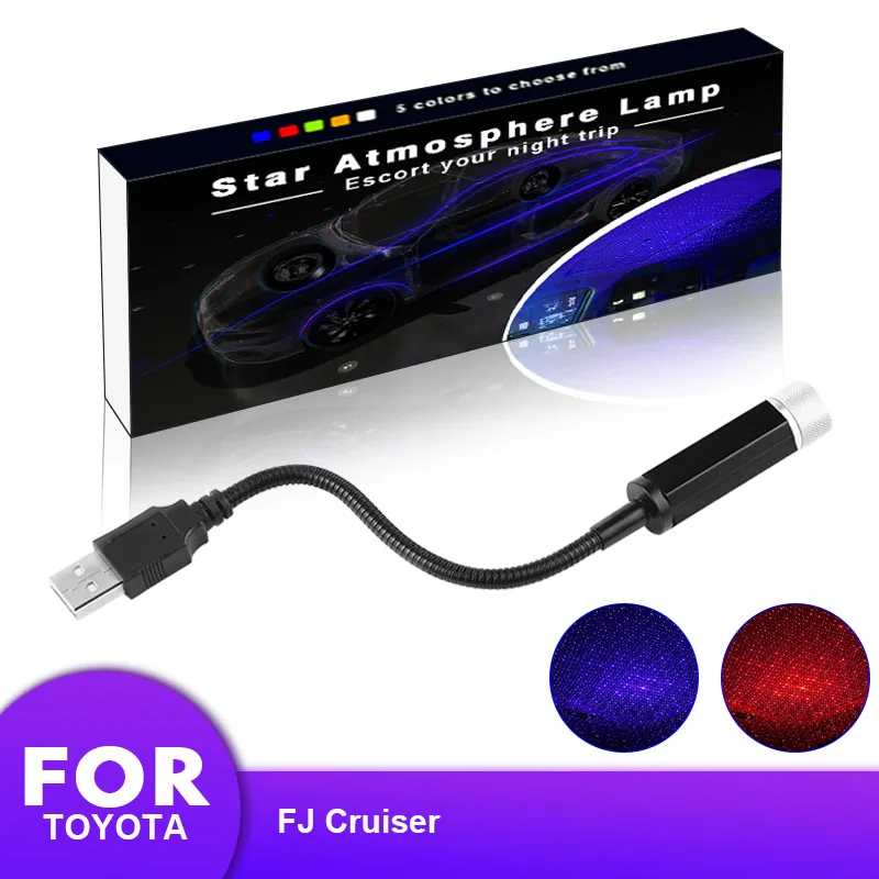 

Car Internal USB Atmosphere Light LED Lights Lamps Car Goods for TOYOTA FJ Cruiser Corolla Yaris Chr Auris RAV4 Land Camry Prado