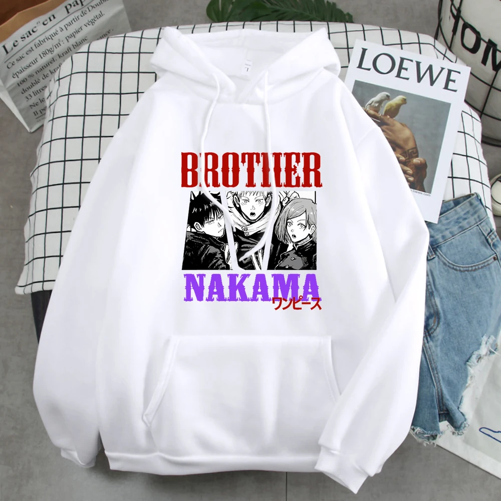 

Толстовка Brother Nakama с японским аниме принтом мужской пуловер уличная мода мужская толстовка с длинным рукавом известный бренд Мужская толст...