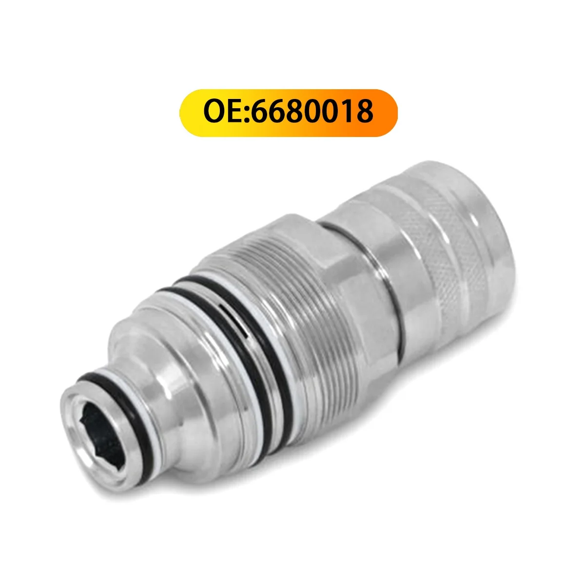 

6680018 Hydraulic Flat Face Quick Coupler for Bobcat Skid Steer Female FFI Coupler Flat Face
