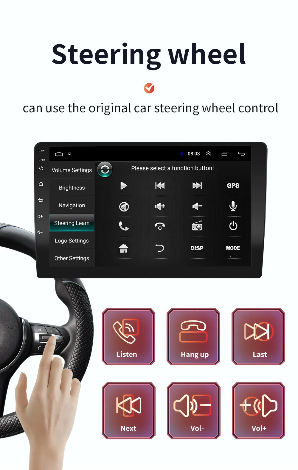 2 din Android 11 GPS-навигация автомобильное радио мультимедийный видеоплеер для Toyota