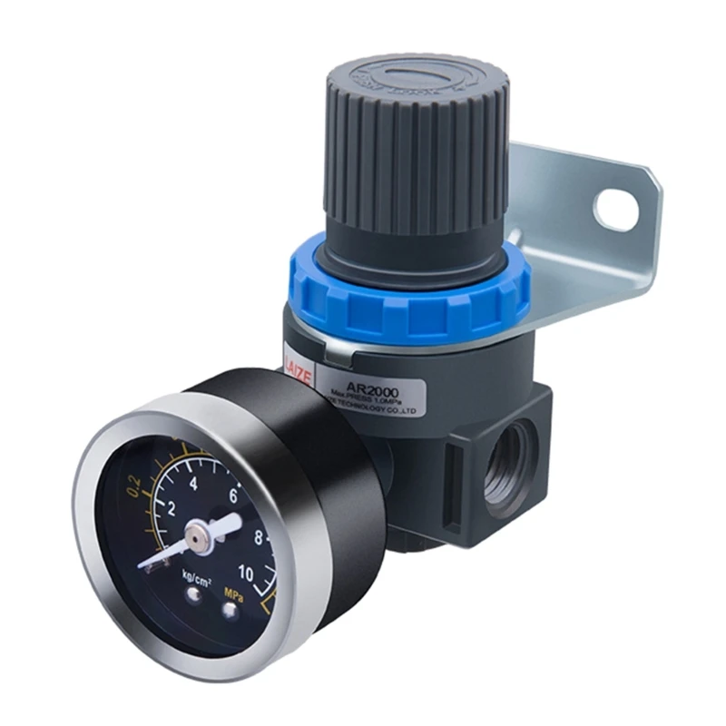 

Регулятор давления воздуха AR2000, регулятор давления воздуха NPT 1/4 дюйма, регулятор очистки воздуха, регулируемый регулятор давления R7UA