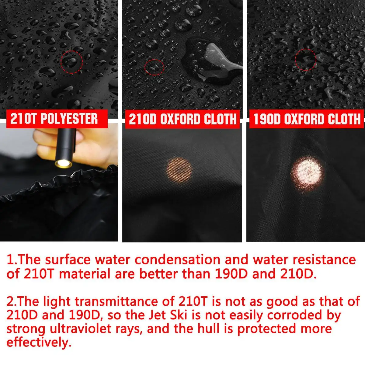 Водонепроницаемый пыленепроницаемый солнцезащитный чехол для Гидроциклов и