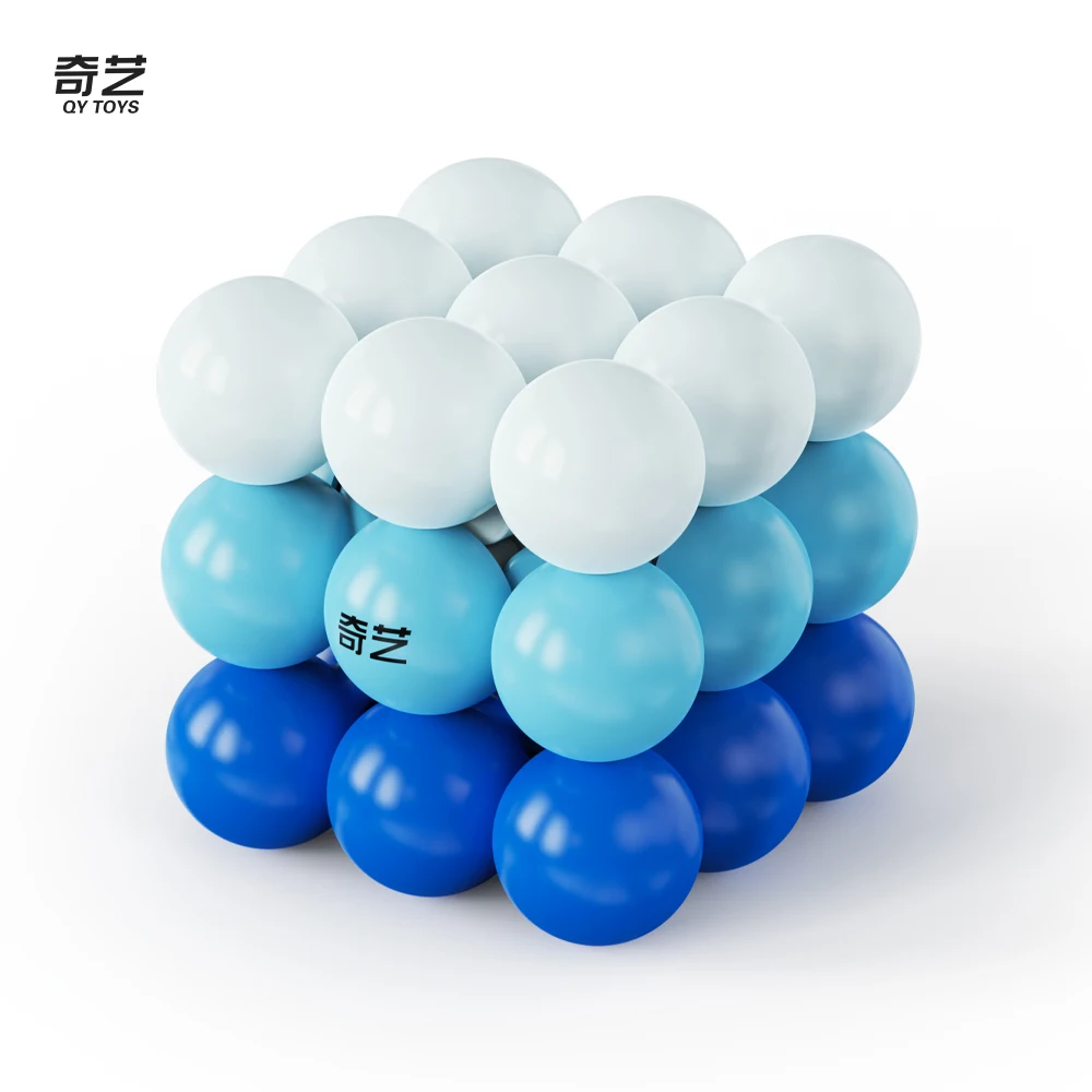 Фото Кубик Рубика Qiyi 3x3 Bubble Cube 3x3x3, скоростной кубик, развивающая игрушка для детей, подарок №4