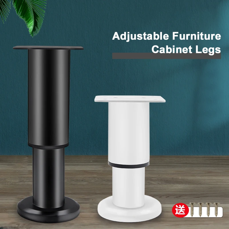 

4pcs Furniture Cabinet Leg Adjustable Telescopic Table Leg Furniture Sofa Leveling Foot legs Raise Height Hardware Table Feet