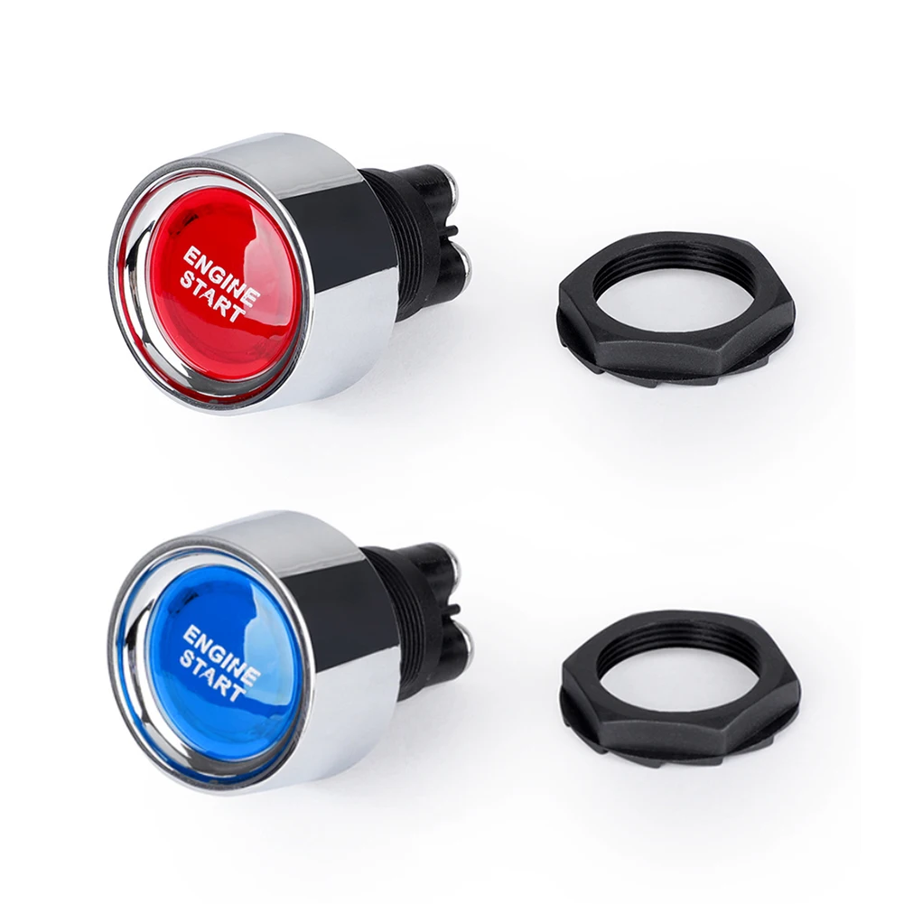 

Car Start Switch Automotive Engine Start Button for All 12-24V Vehicles Automobile Refitting Accessories