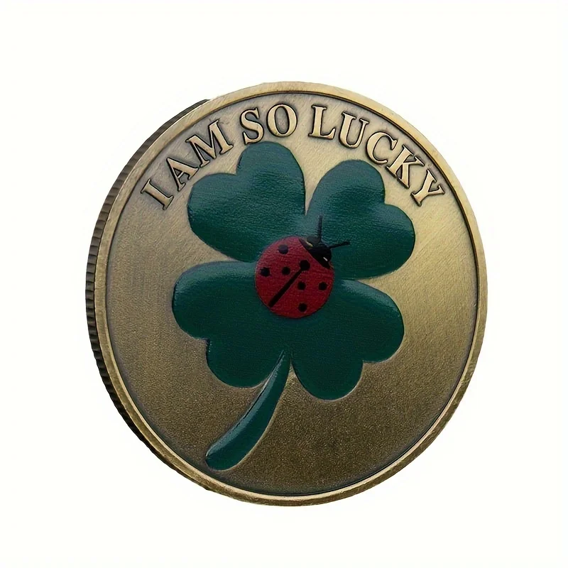 

Коллекционная монета Lucky Coin с клевером