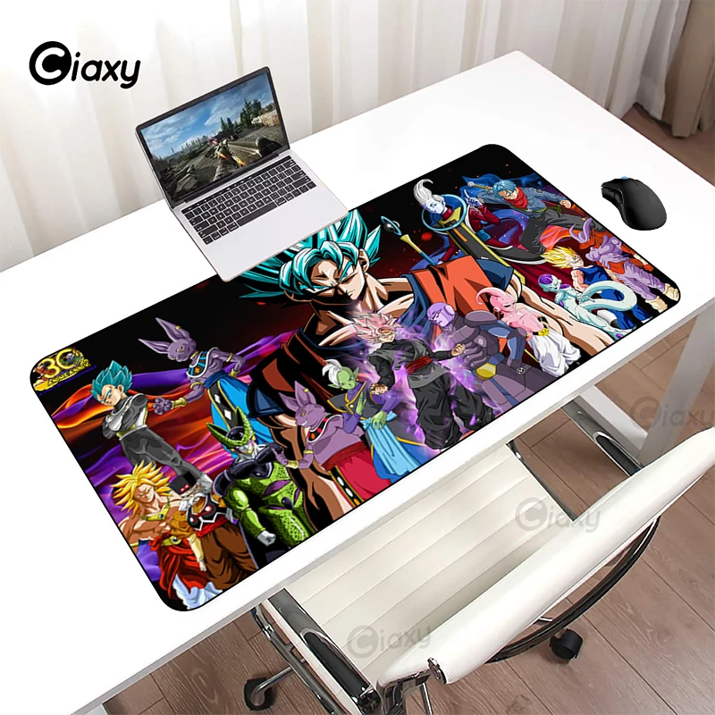 

Коврик для мыши Super DBZ Kawaii, Xxl, игровой коврик для ноутбука, офисный ковер для ПК, полная защита для рабочего стола, Настольный коврик, милый ко...