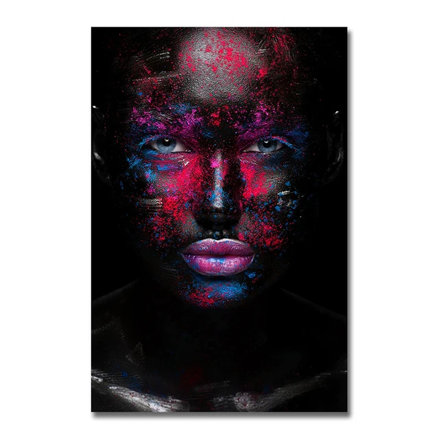 

Абстрактная флуоресцентная картина на холсте