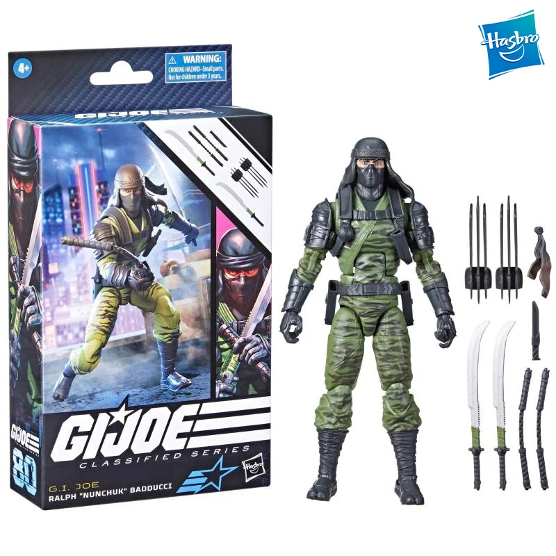 Точечные товары HASBRO G.I. JOE CLASSIFIED SERIES 080 RALPH NUNCHUK BADDUCCI 6 &quotмодельный комплект ФИГУРКА