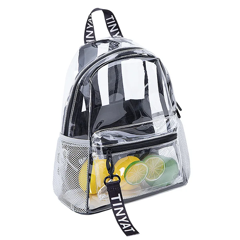 

Transparent Backpack, New Fashionable Women's Jelly Bag, Waterproof PVC Backpack, Beach Tourism, Girls' Backpack Bags for Women