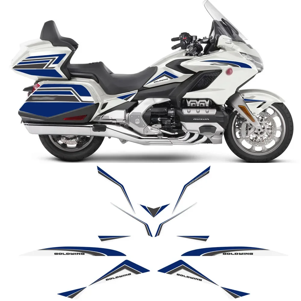 Для HONDA Goldwing GL1800 Tank Pad Tour наклейки комплект наклеек чехлы протектор багажника