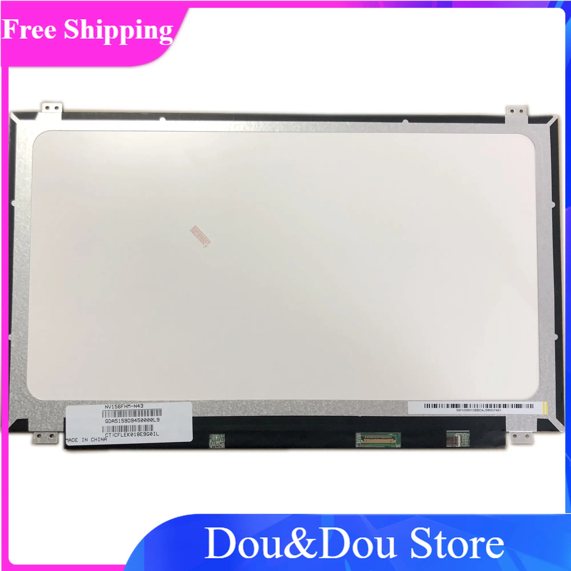 

NV156FHM-N43 fit LP156WF6 SPF1 NV156FHM-N41 NV156FHM-N42 LP156WF4 SPU1 IPS 30 PIN EDP 1920X1080 LAPTOP LCD SCREEN PANEL