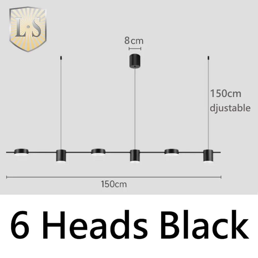 Современная винтажная Подвесная лампа в скандинавском стиле, Подвесная лампа с дистанционным затемнением, искусственная Потолочная люстра золотого и черного цветов для кухни, столовой