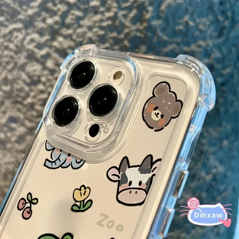 Мягкий чехол с рисунком животных для Vivo Y20i Y20S Y20G Y11S Y12S Y70 Y30 V19 V17 Y9S S1 Y19 Y93 Y91C Y95 V11 Pro