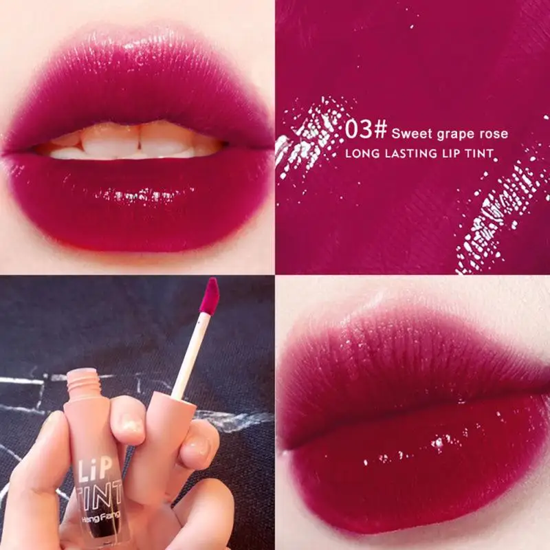 

6 Colors Red Lip Tint Mirror Water Lip Gloss Moisture Lipstick Soft Mist Lipstick Non-stick Cup Lipgloss Lipgloss Lips Makeup