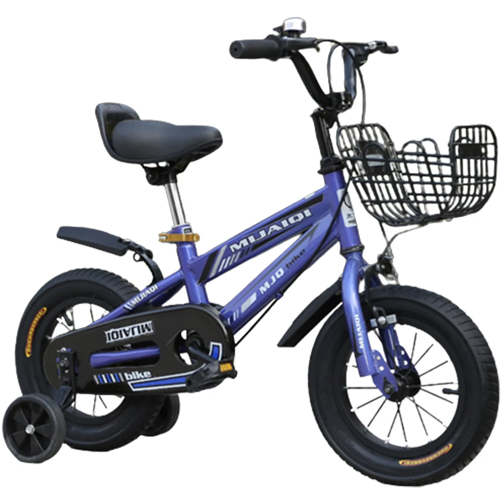 

20-Inch Children'S Bike Mountain Bicycle With Auxiliary Wheel Adjustable Handlebar Seat For3-6 Years Old