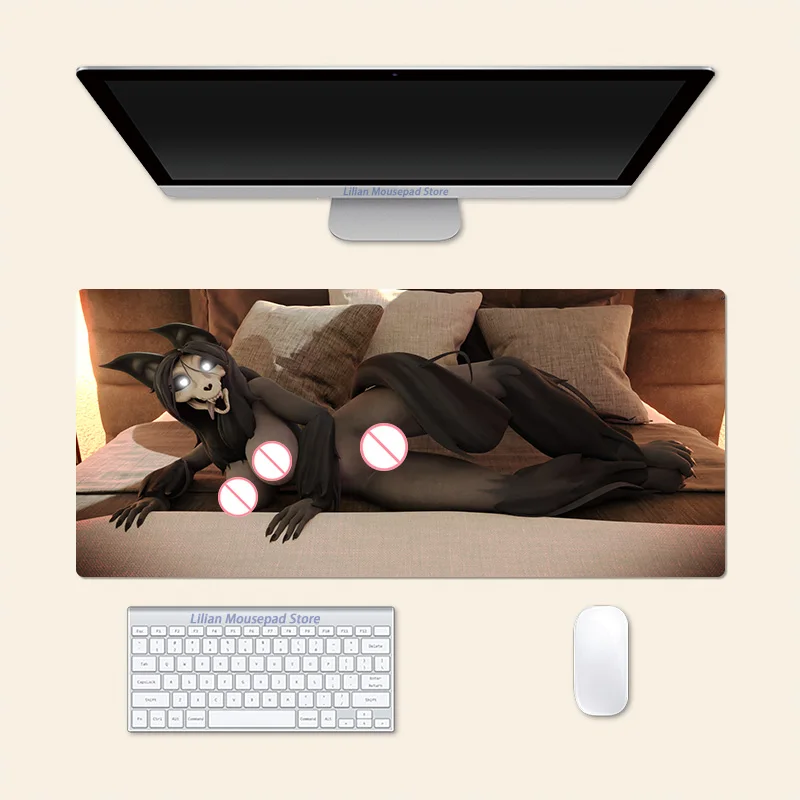 Furry Scp-1471-a большой коврик для мыши в стиле аниме офисный креативный игровой