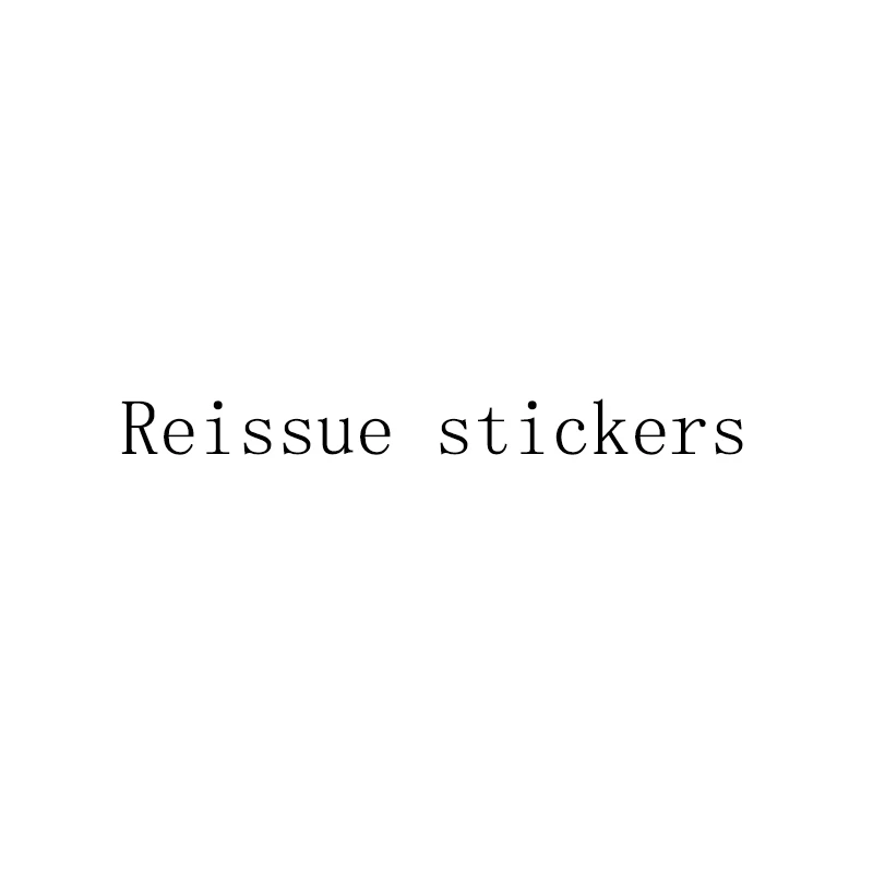 

Reissue sticker