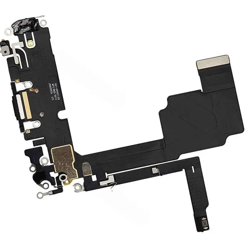 Фото Кабель-шлейф USB-C для зарядки B27B (фиксация проблемы с зарядкой), с встроенным микрофоном для 15 Pro, без функции передачи данных №3