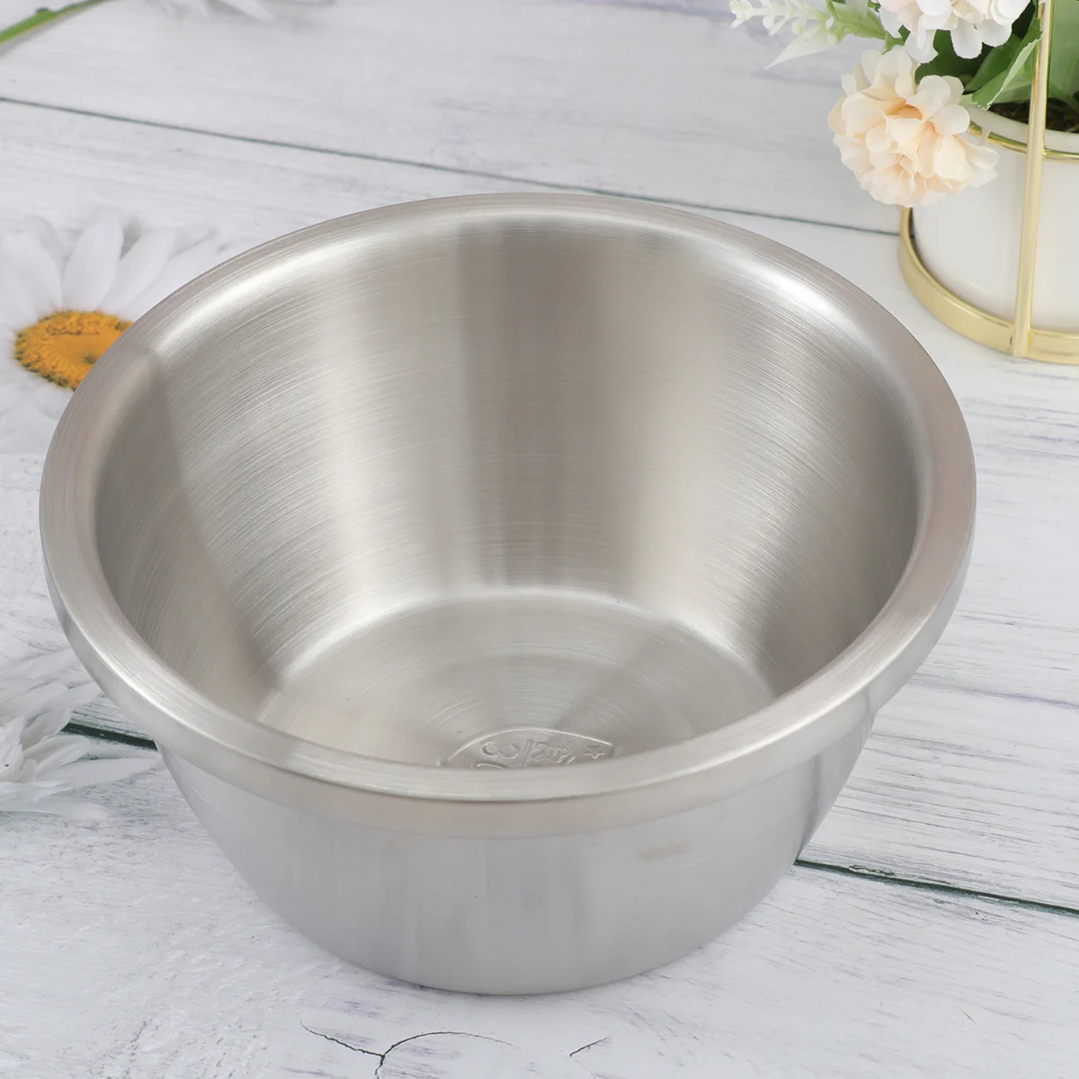 

Bowl Mixing Bowls Baking Steel Metal Stainless Large Washing Basin Vegatable Kitchen Classic Nesting Round Prep Serving Wash