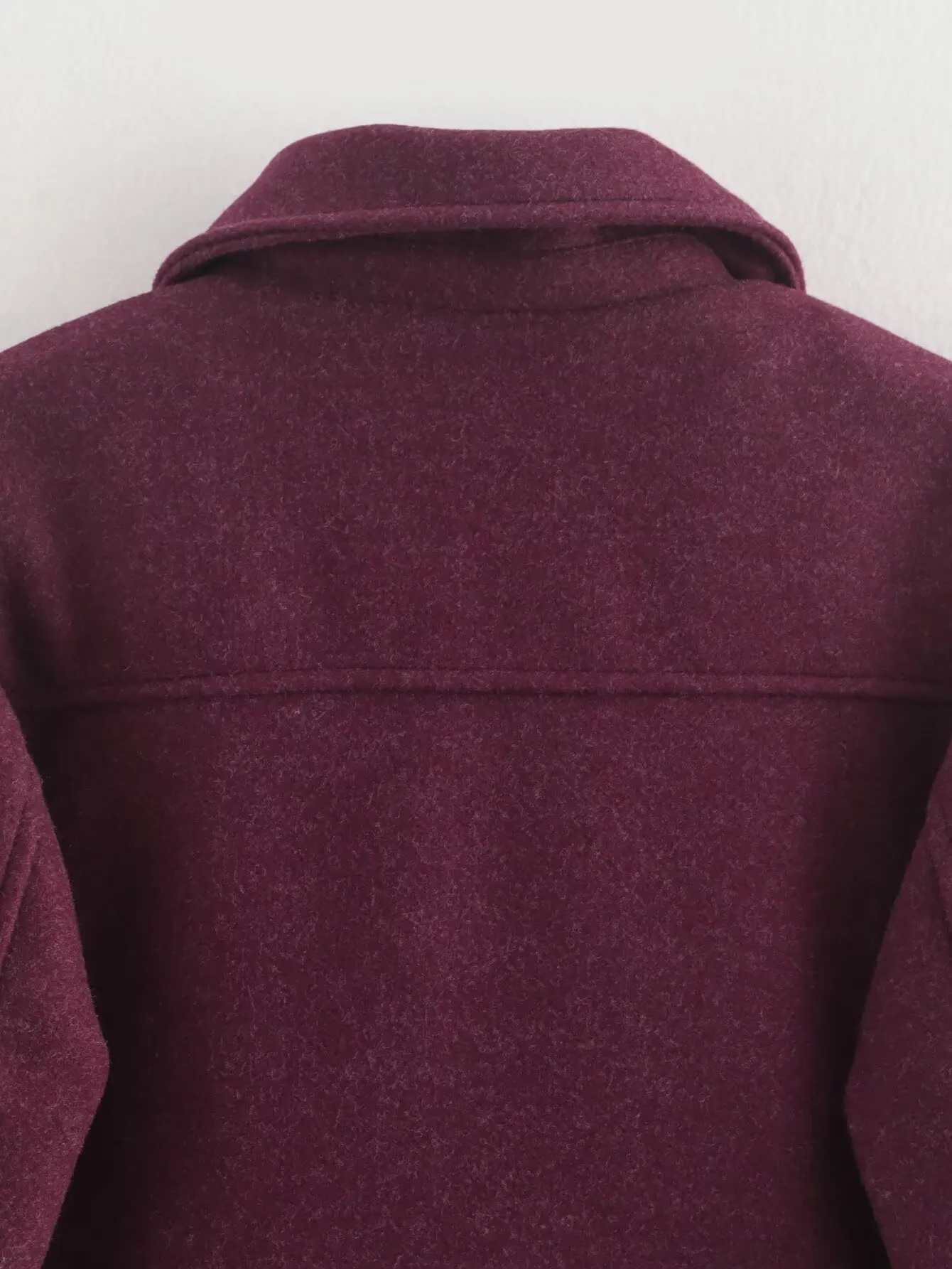 Женское модное осенне-зимнее новое стильное пальто с клапаном и карманом