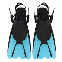 2022 professional adult swimming training short fins comfortable non slip fins adjustable snorkeling swimming diving fins