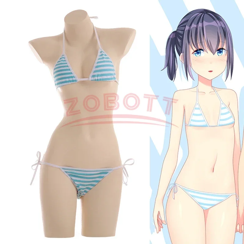 Miku Kawaii Mini-Bikini Комплект Костюмов Для Косплея Женщин