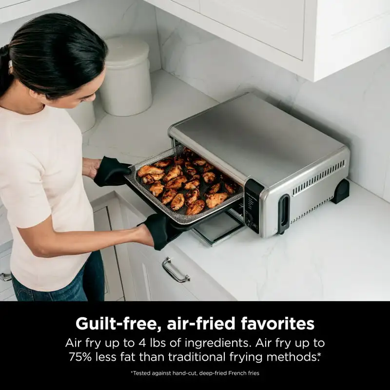 

6-in-1 Digital Air Fry, Large Toaster Oven, Flip-Away, SP080