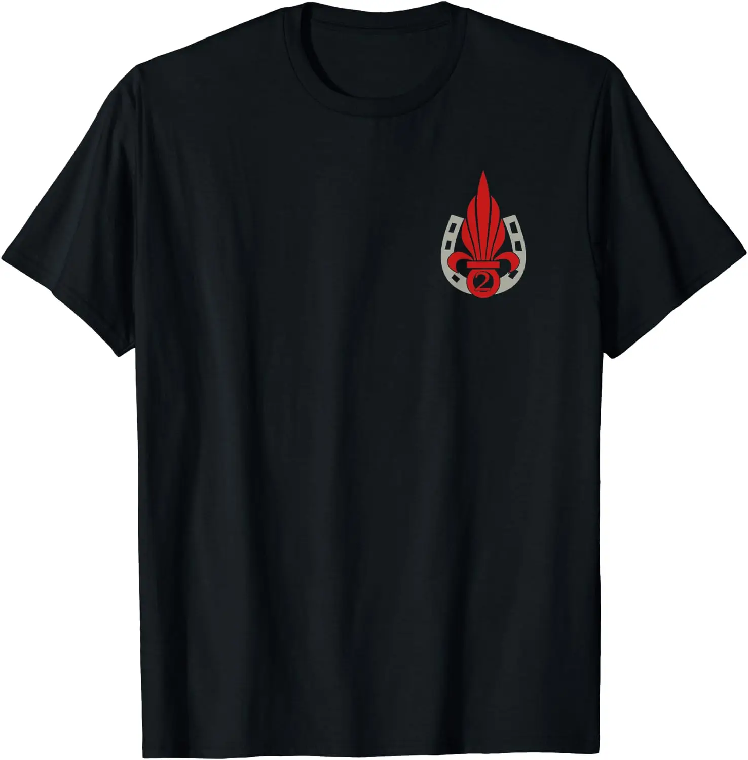 

Legion Etrangere, 2e Régiment Étranger De Parachutistes, 2e REP T-Shirt Short Sleeve Casual Cotton O-Neck Summer Men T Shirt