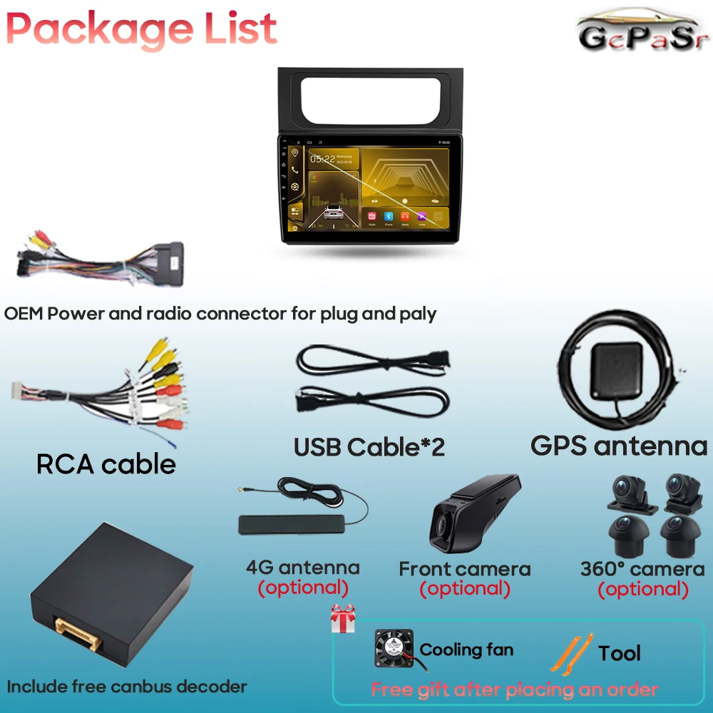 Радиоприемник Android для Volkswagen Touran 2 1T 2010-2015 без 2din DVD HDR QLED экран задняя камера