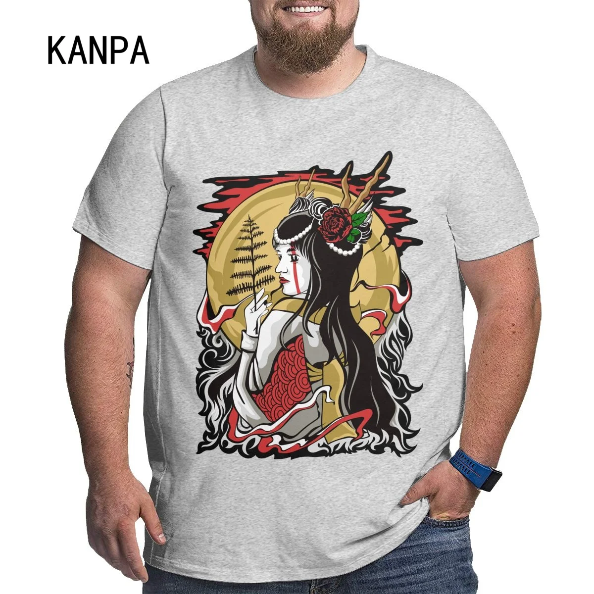 

Japanese Anime Harajuku Graphic T Shirt Men Vintage Streetwear Hip Hop Summer Tshirt Casual Top Tees Male Japanese dancer 6xl