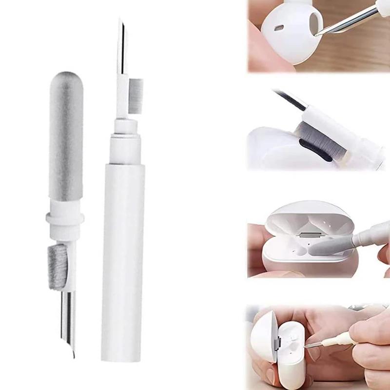 

Bluetooth Earphones Cleaner Kit for Airpods Pro 1 2 Earbuds Pen Brush Wireless Headphones Case Cleaning Tools for Iphone Samsung