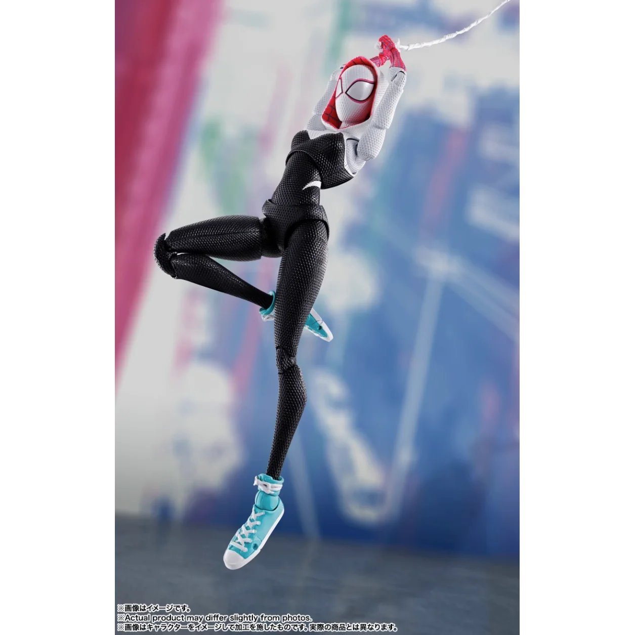 Оригинальная Подлинная BANDAI Gwen S.H.F Человек-паук через паук часть 1 Аниме