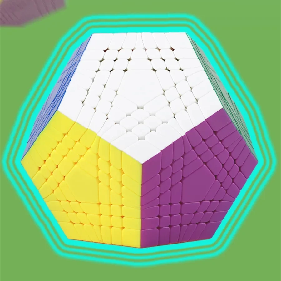 ShengShou без наклеек 7x7 Sengso Dodecahedron головоломка куб скорость 12 лица Megaminx Magico Cubo
