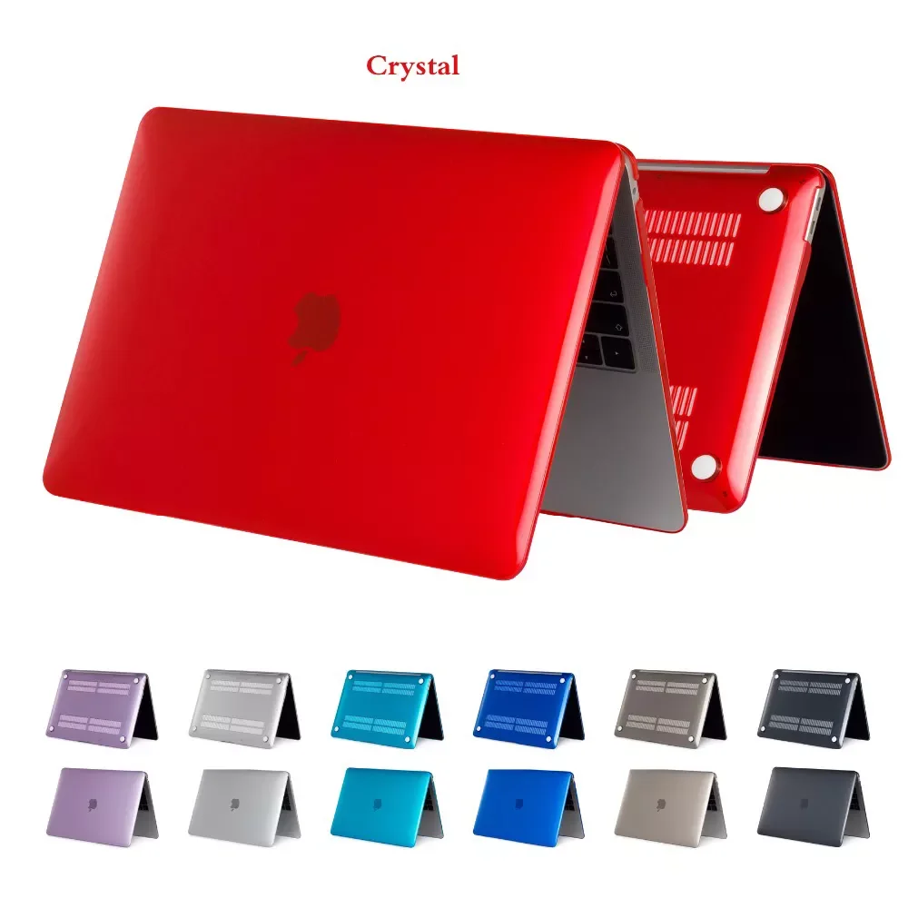 

Crystal Hard Laptop Case For APPle MacBook Air 13.3 Retina Pro 13 inch 2016 with Touch Bar 2018 Cover for New Pro Air 13 A1932