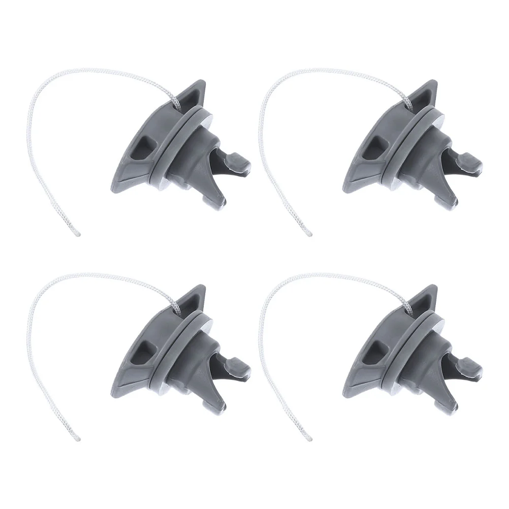

4 Pcs Wear- Resistant Valves Caps Deck Accessories Boat Air Cover Replaceable Covers Paddleboard Accessory Plugs Professional