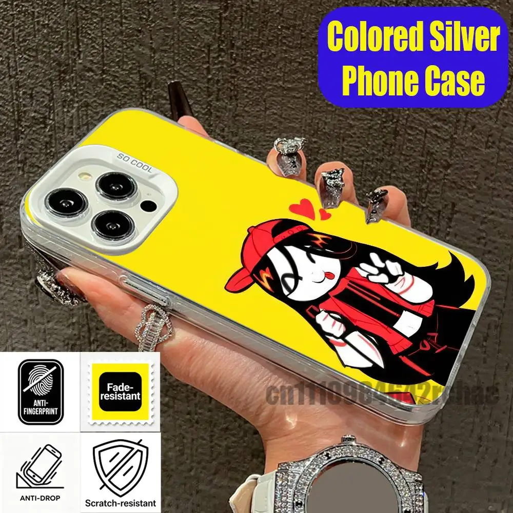 Фото Чехол для телефона Yi xi Singer для iPhone 15, 17, 11, 14, 13, 16, 12, E, Max, Plus, Air, Pro, Mini, серебристый, с индивидуальным дизайном, серия BUTCHER VANITY №5