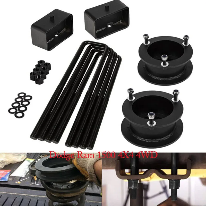 

3 Inches Front + 3 Inches Rear Full Suspension Lift Kit for 1994-2001 Dodge Ram 1500 4X4 4WD