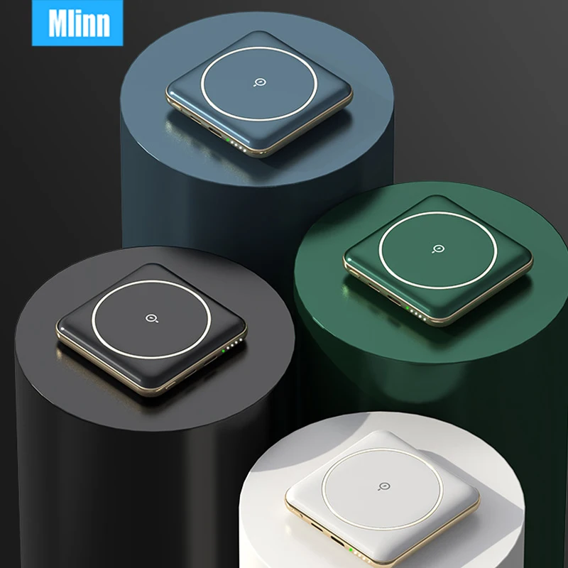 10000mAh Portable Magnetic Wireless Power Bank Small PowerBank Safe Spare Battery Pack Mag for MacSafe iPhone 14 13 12 Pro Max