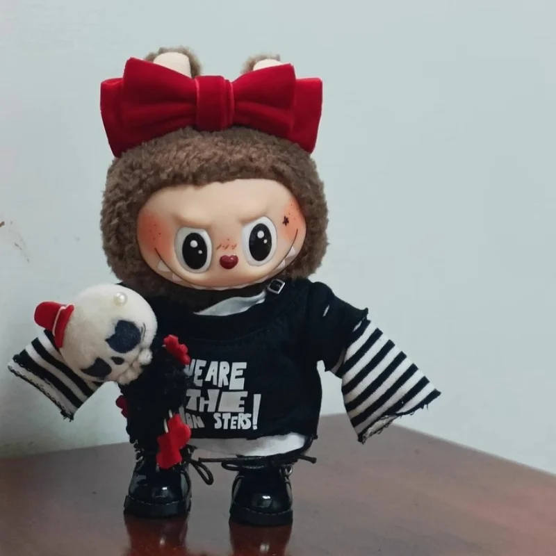 Только одежда Labubu Zimomo Vinly Кукла Костюм Комплект одежды Одежда и обувь Без куклы