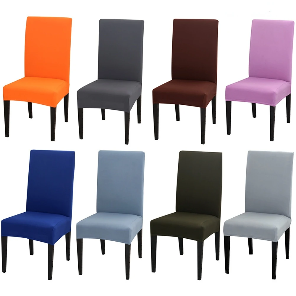 

25 Colors For Choice Universal Size Chair Cover Cheap Big Elasticity Seat Protector Seat Case Chair Covers For Hotel Living Room