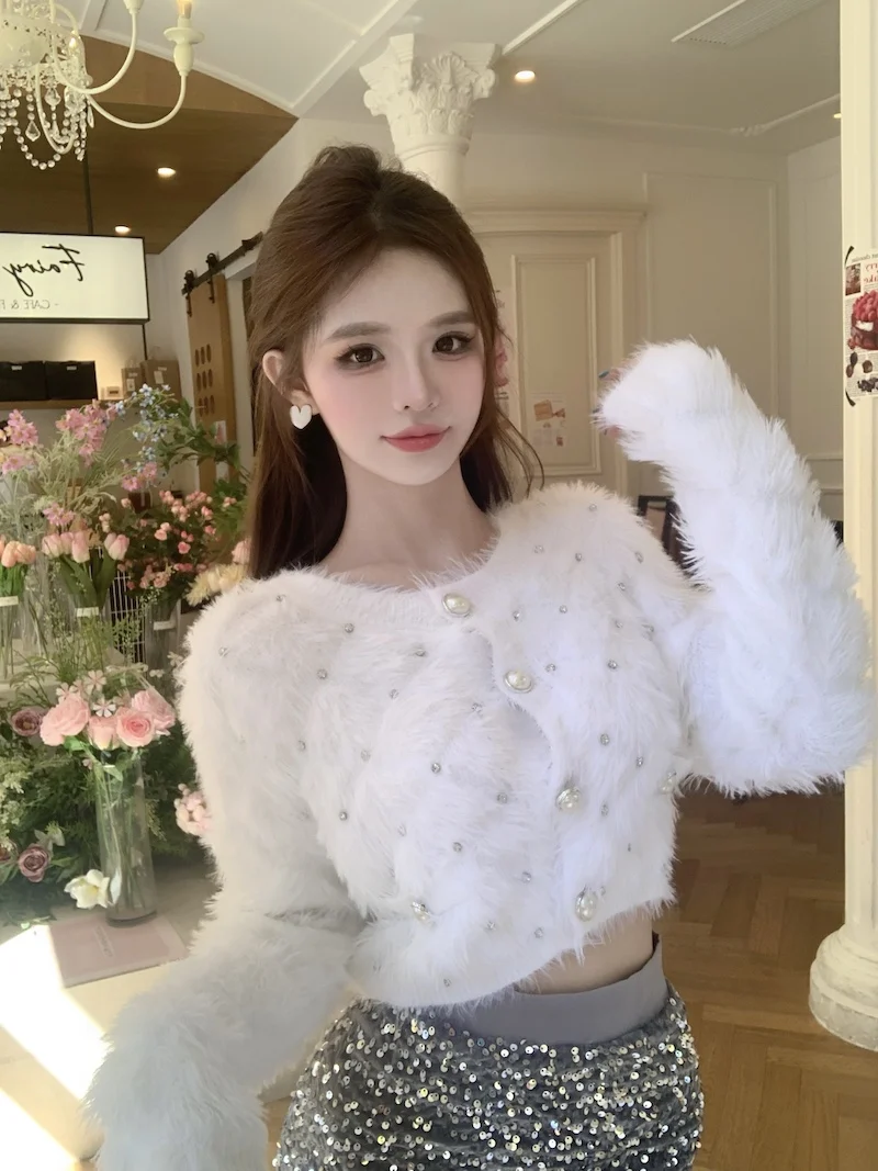 Xiaoxiangfeng французский светский свитер женский вязаный кардиган с длинными