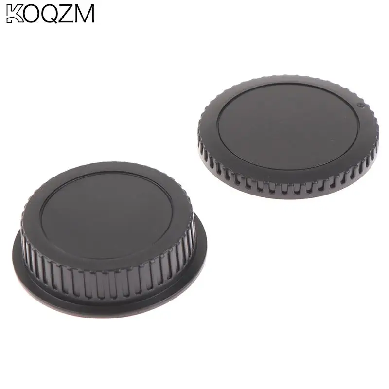 

2PCS Camera Lens Body Cover + Rear Lens Cap Hood Protector For Canon SLR Camera Accessories
