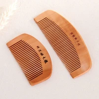 mahogany comb thickened massage anti stripping anti static round tooth comb